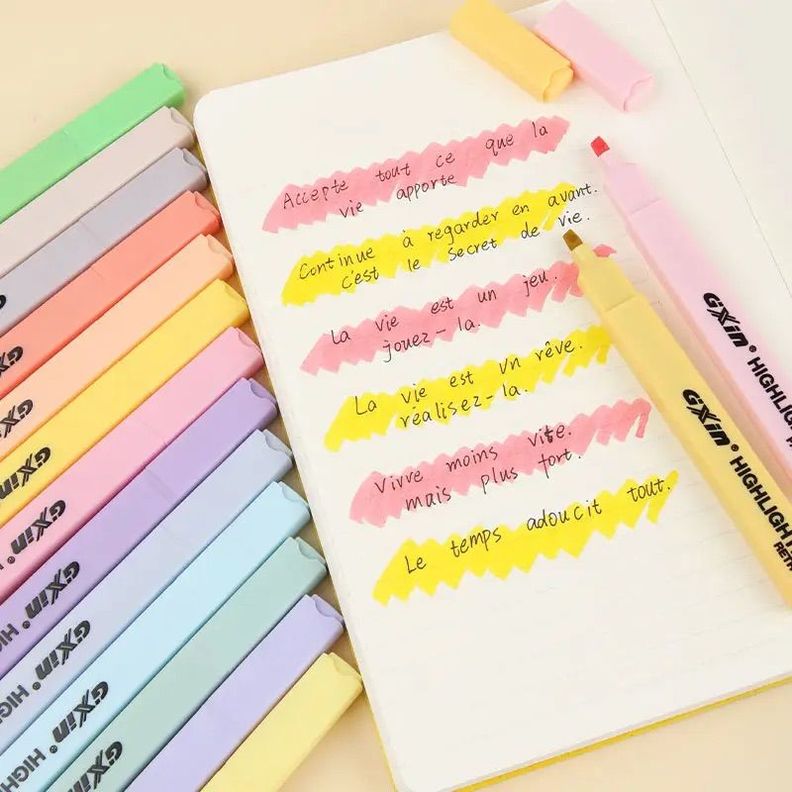 Destacadores Set 30 Colores Pastel-3