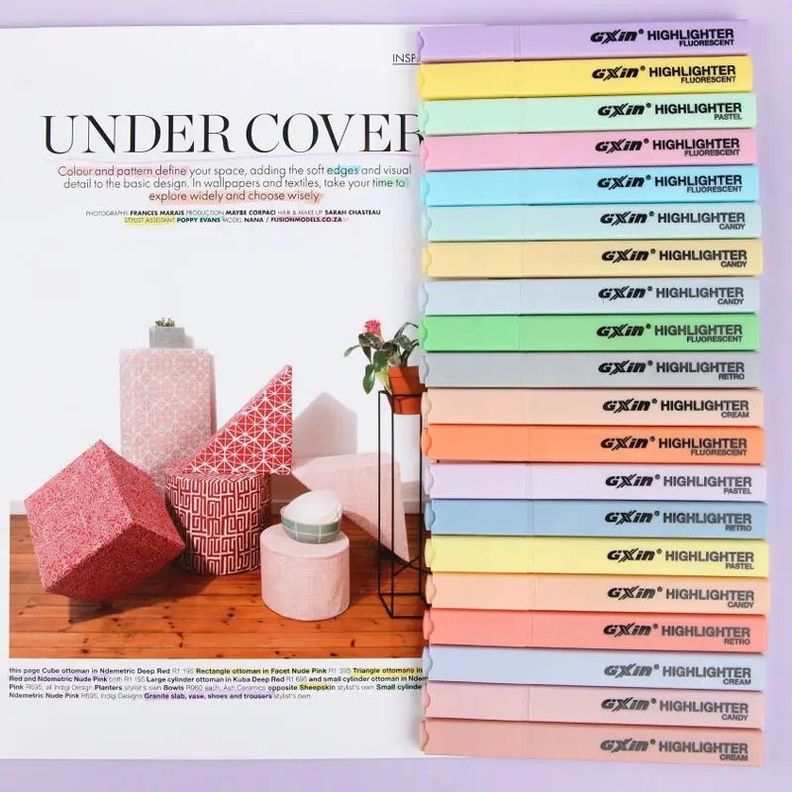 Destacadores Set 30 Colores Pastel-4