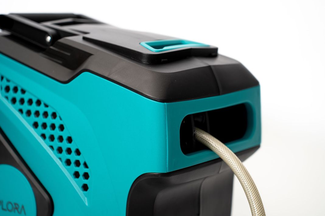 Manguera Carrete Retráctil Xplora Soporte Extensible 25m-4