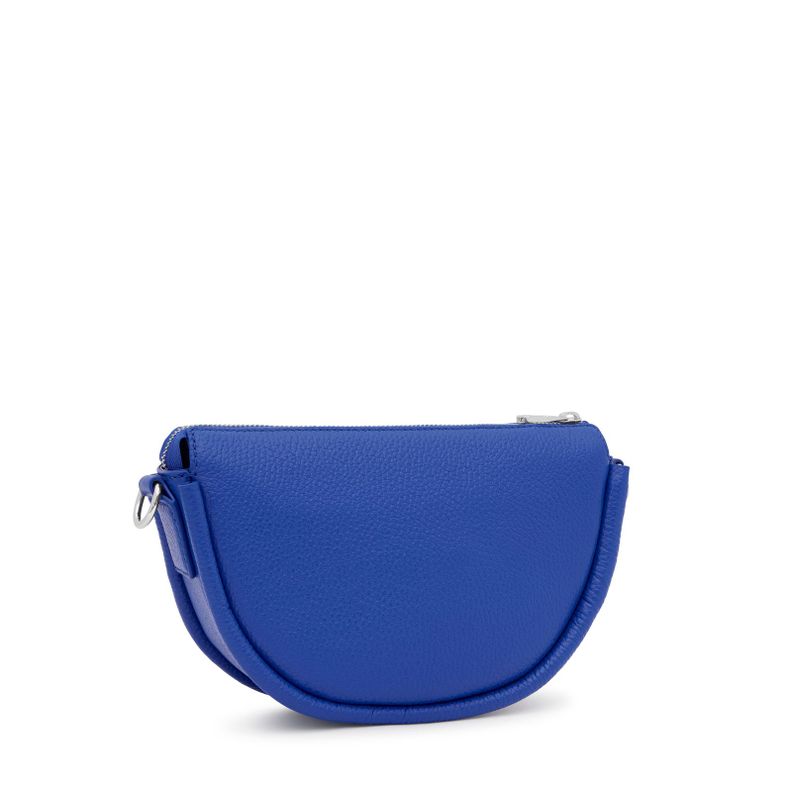 Bandolera mediana de piel azul eléctrico TOUS Miranda-1