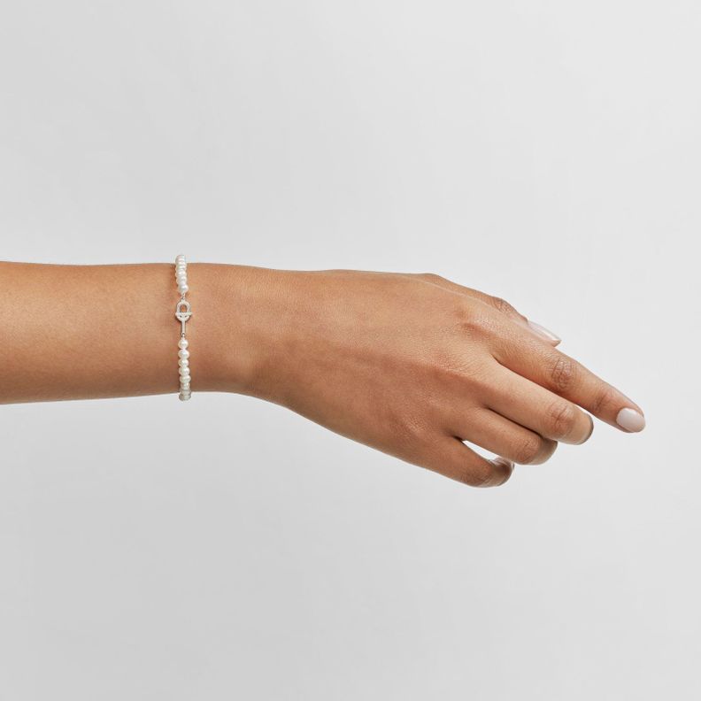 Pulsera de plata y perlas cultivadas TOUS MANIFESTO-3