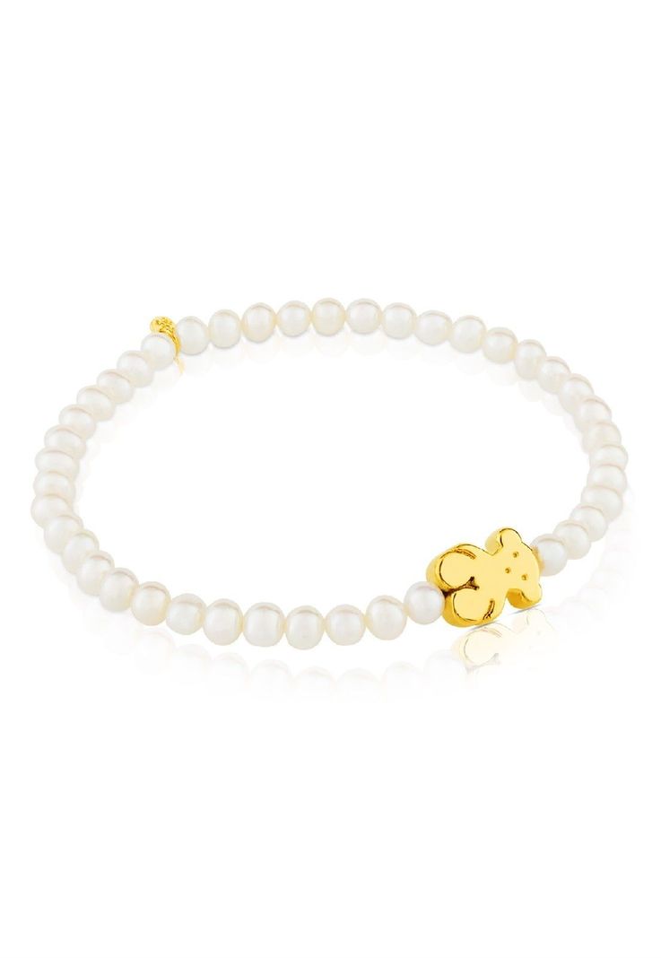 Pulsera Tous Sweet Dolls en oro amarillo y perlas-0