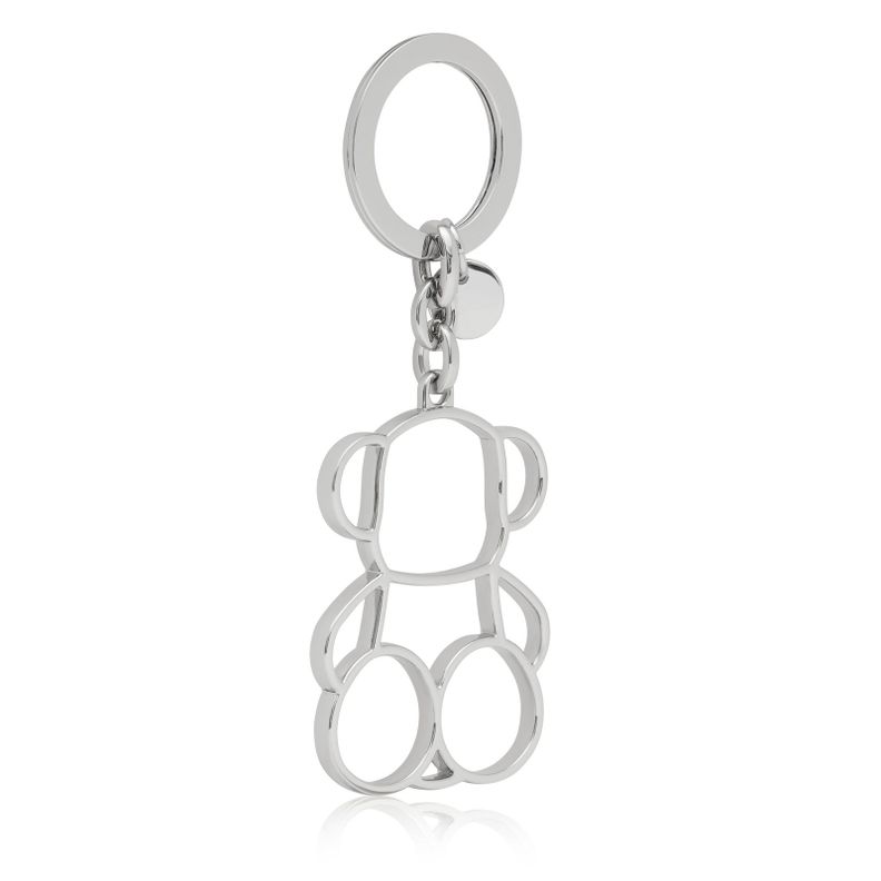 Llavero Silhouette plateado Bold Bear-1
