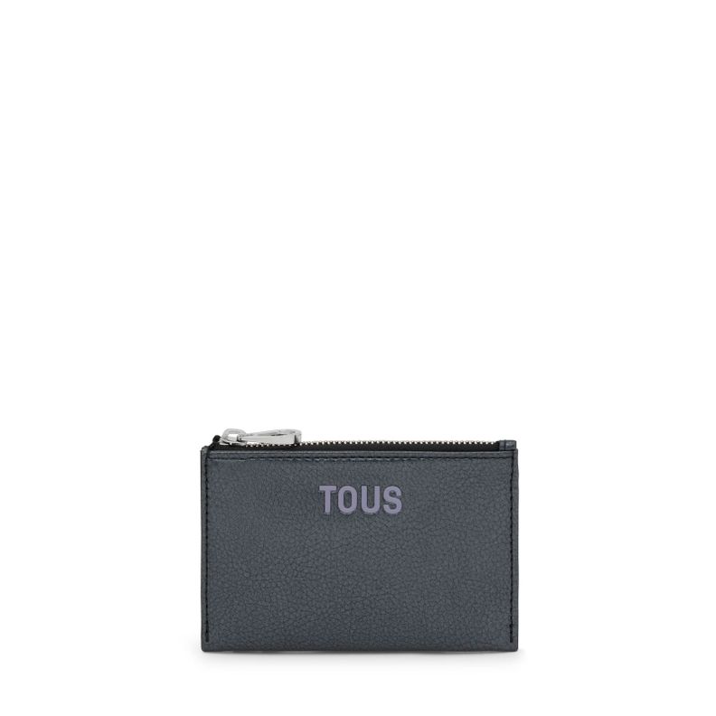 Monedero tarjetero negro New Dorp-0