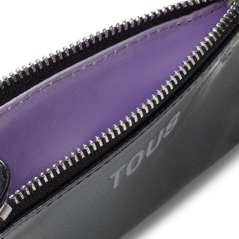 Monedero tarjetero negro New Dorp-2
