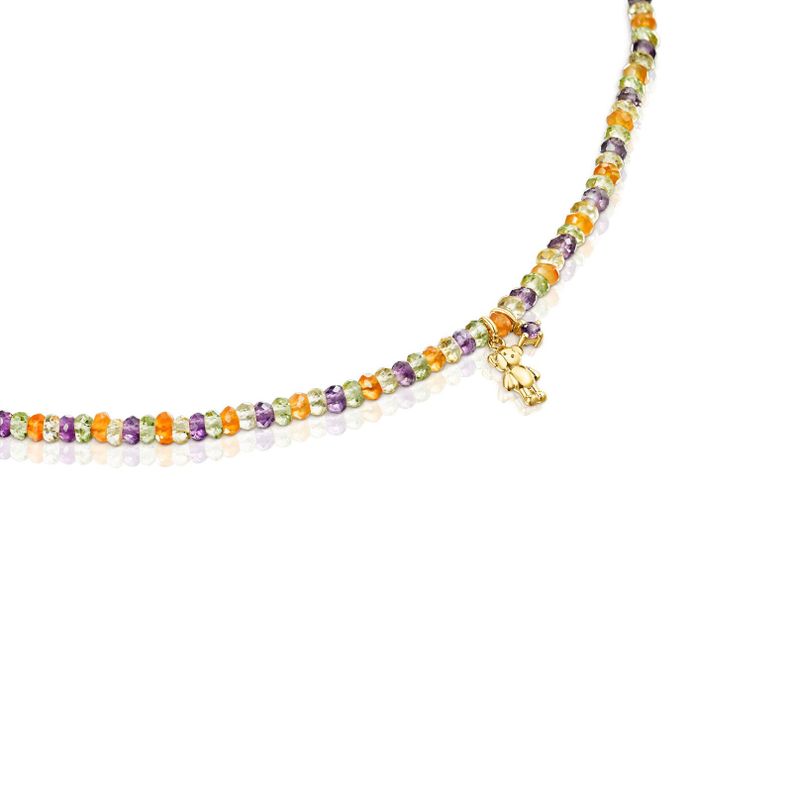Collar de oro y gemas TOUS Teddy Bear-1