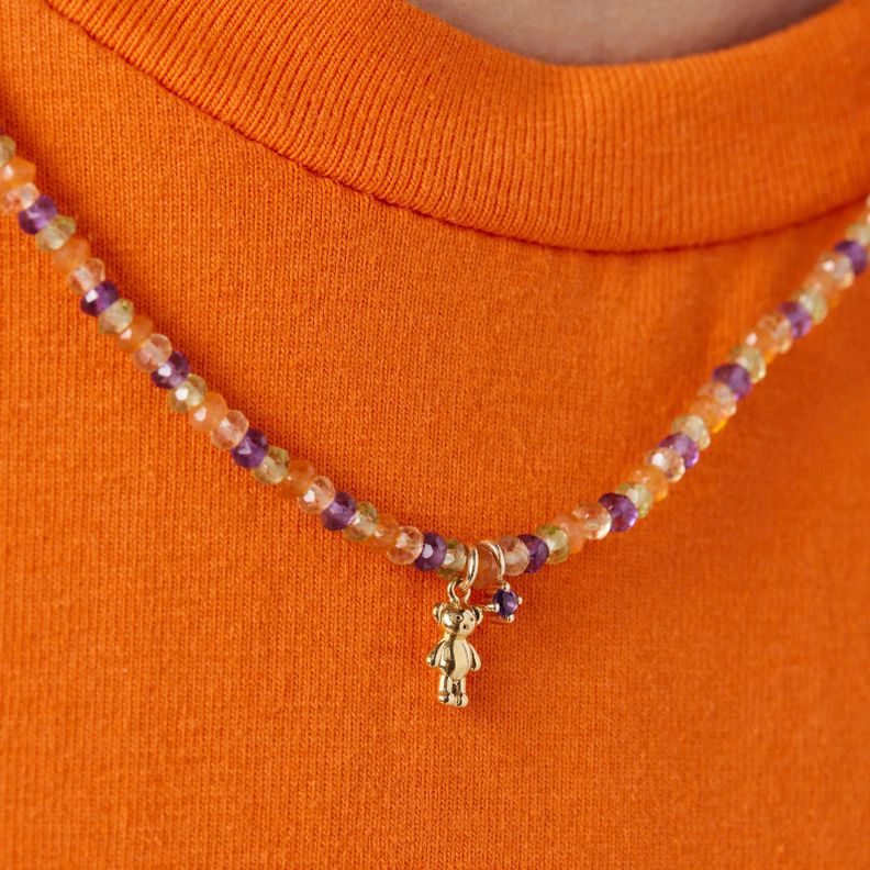 Collar de oro y gemas TOUS Teddy Bear-3