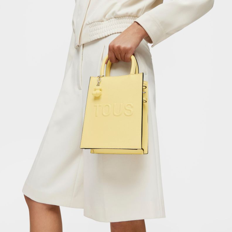 Mini bolso Pop amarillo claro TOUS Brenda-4