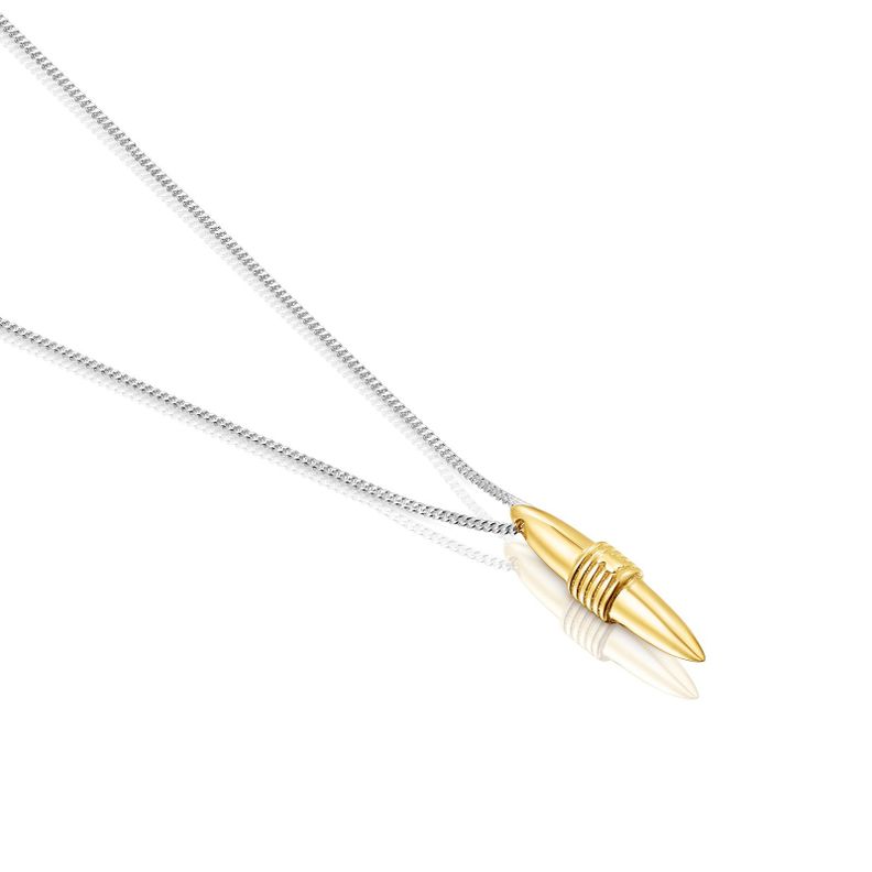 Collar de plata y plata vermeil Lure Tous-2