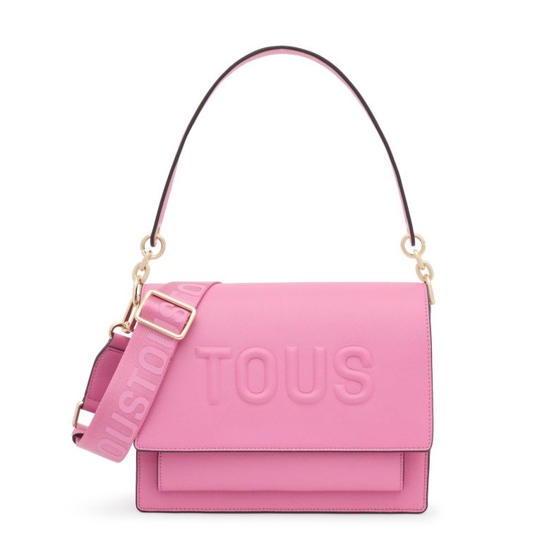 Bandolera mediana Audree rosa oscuro TOUS Brenda-0