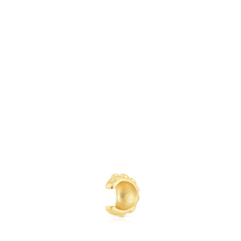 Earcuff con baño de oro 18 kt sobre plata Dybe-2