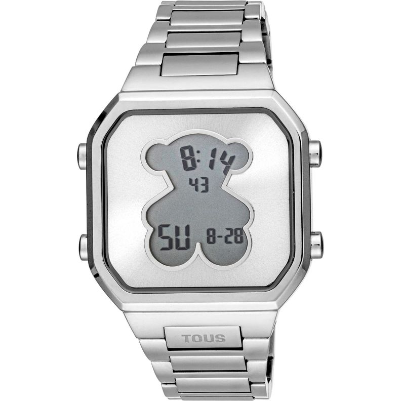 Reloj digital con brazalete de acero SS D-BEAR-0