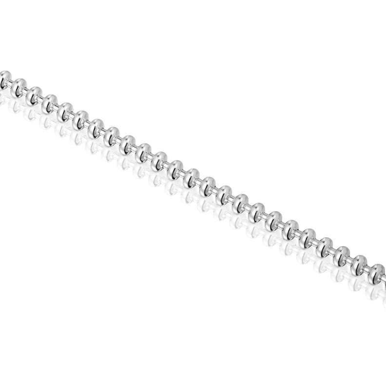 Pulsera cadena de plata con motivos bola Hold Oval-2