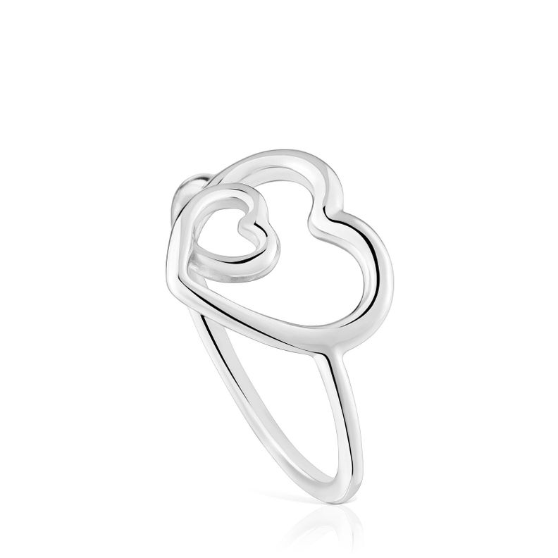 Anillo silueta de plata TOUS Flechazo 12