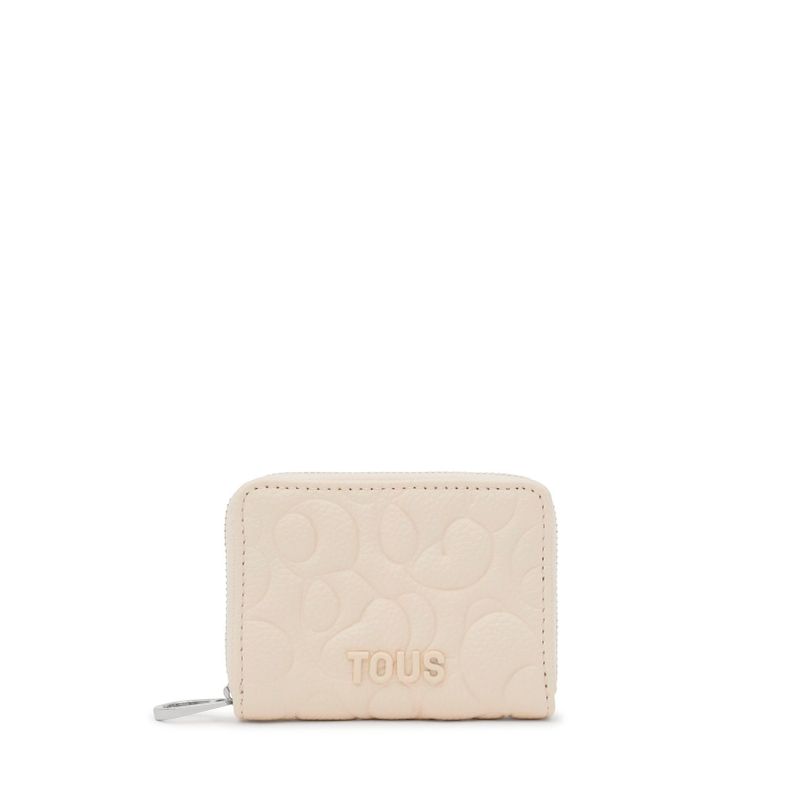 Monedero de piel beige TOUS Greta-0