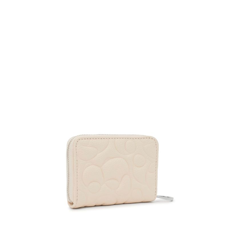 Monedero de piel beige TOUS Greta-1