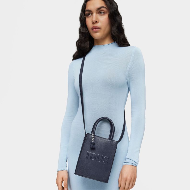 Mini bolso Pop azul marino TOUS Brenda-5