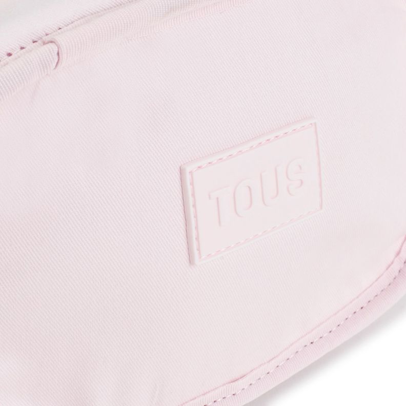 Bandolera reporter de piel rosa oscuro TOUS Miranda-2