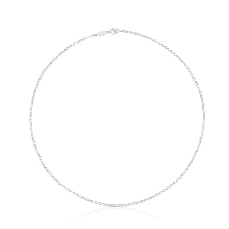 Gargantilla Chain de plata con bolas 45cm Tous-0
