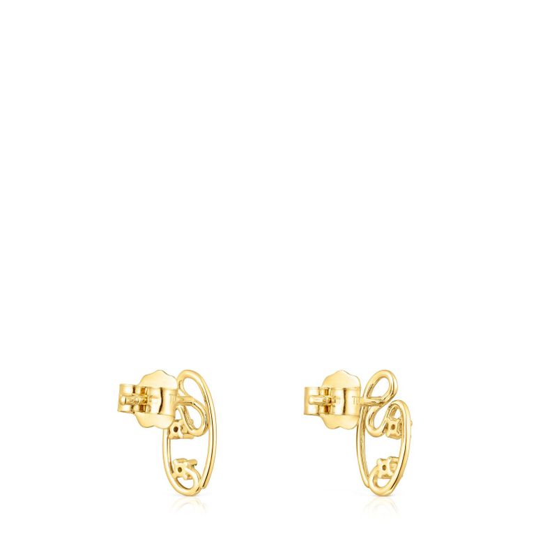 Aros de oro y gemas Tsuri Tous-2