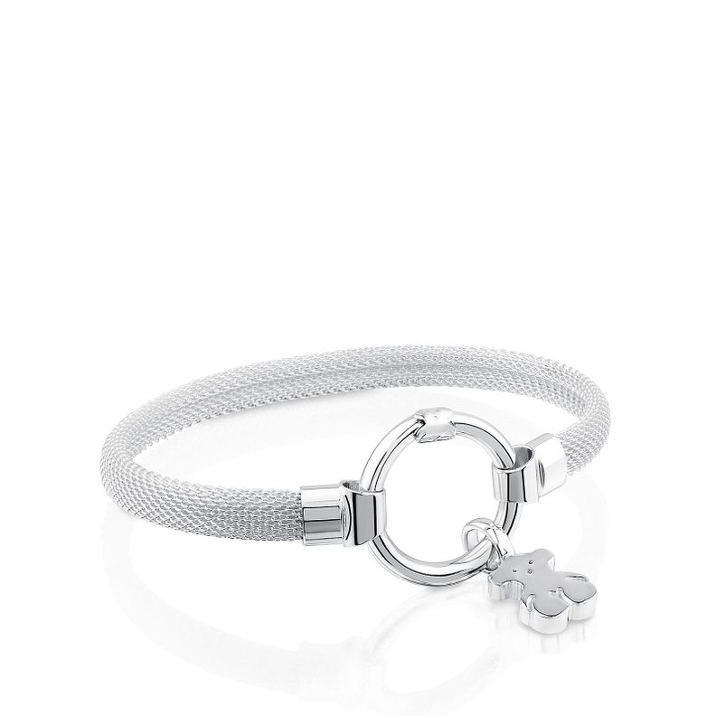 Pulsera Tous mediana Hold de Plata-0