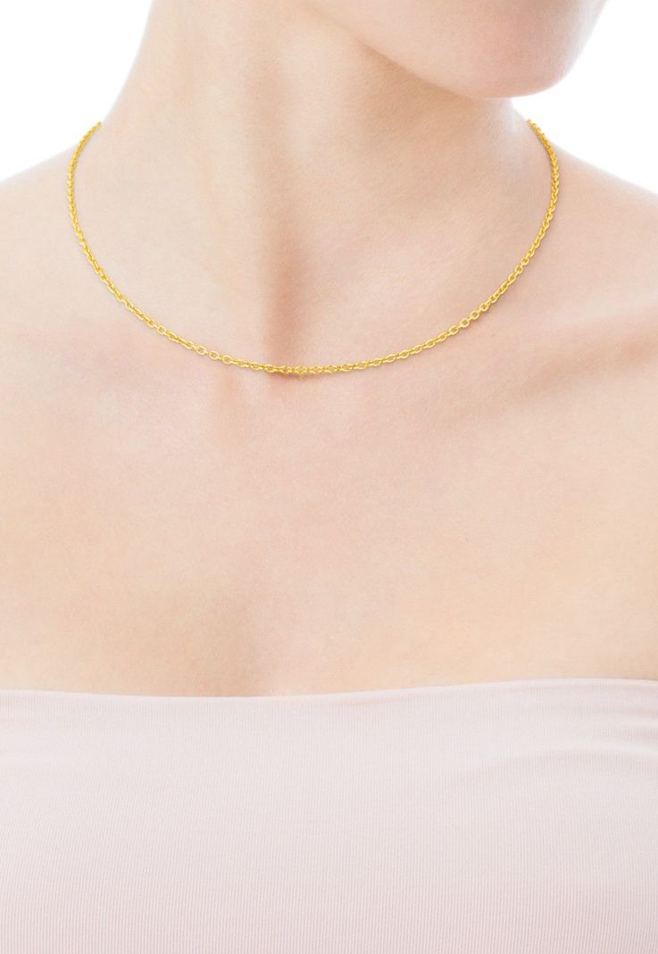 Gargantilla Tous Chain de Oro-3