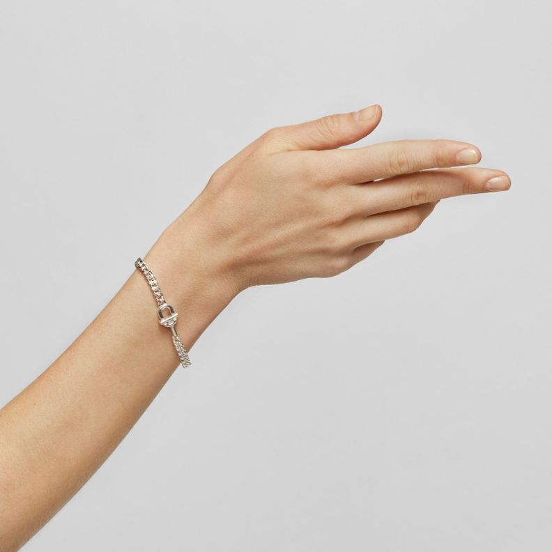 Pulsera barbada de plata TOUS MANIFESTO-3