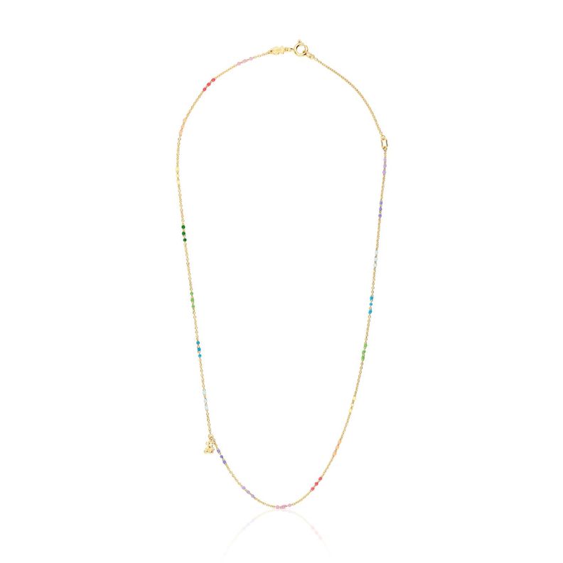 Collar de plata vermeil y esmalte Bold Bear Tous-1