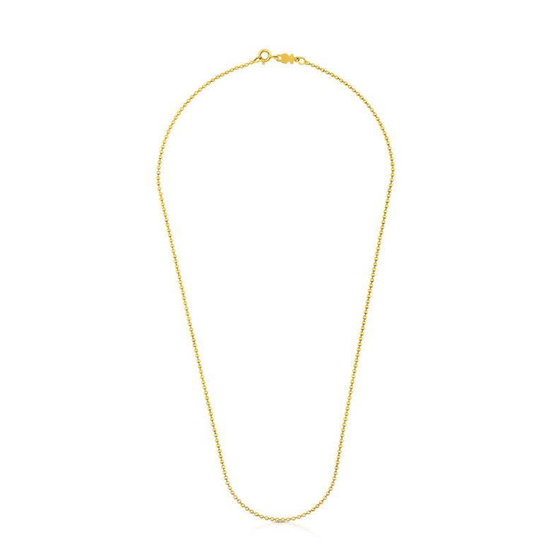 Gargantilla Tous  Chain de Plata Vermeil L50-1