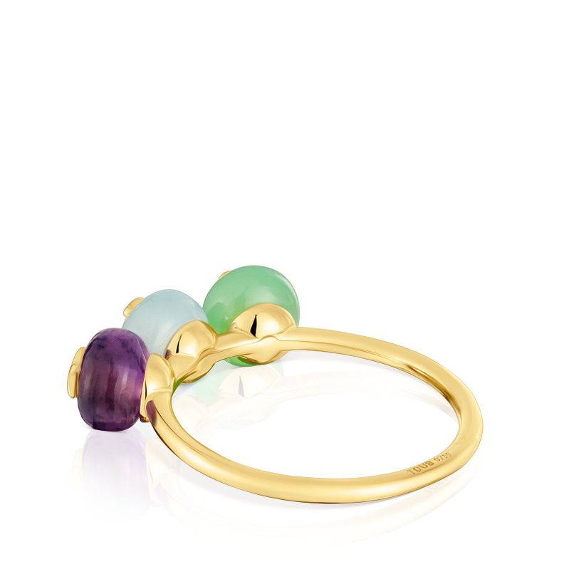 Anillo pequeño de oro y gemas TOUS Balloon-2