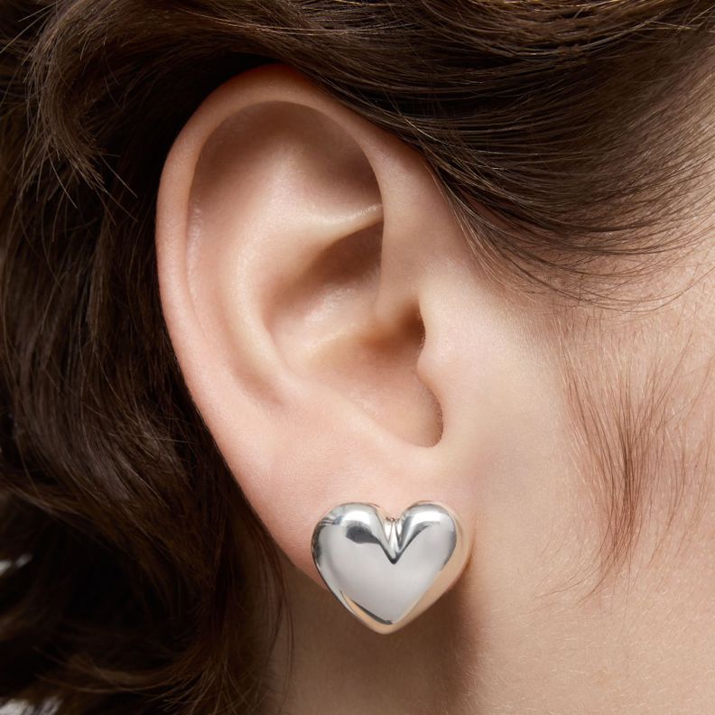 Pack de pendientes de plata corazón Garden Of Love-4