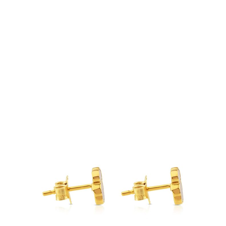 Pendientes Tous XXS oso de Oro y Nacar-1