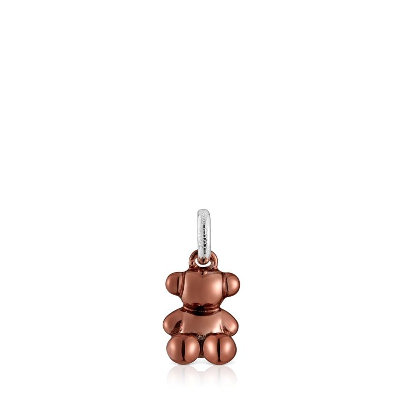 Colgante oso pequeño de acero Bold Bear-0