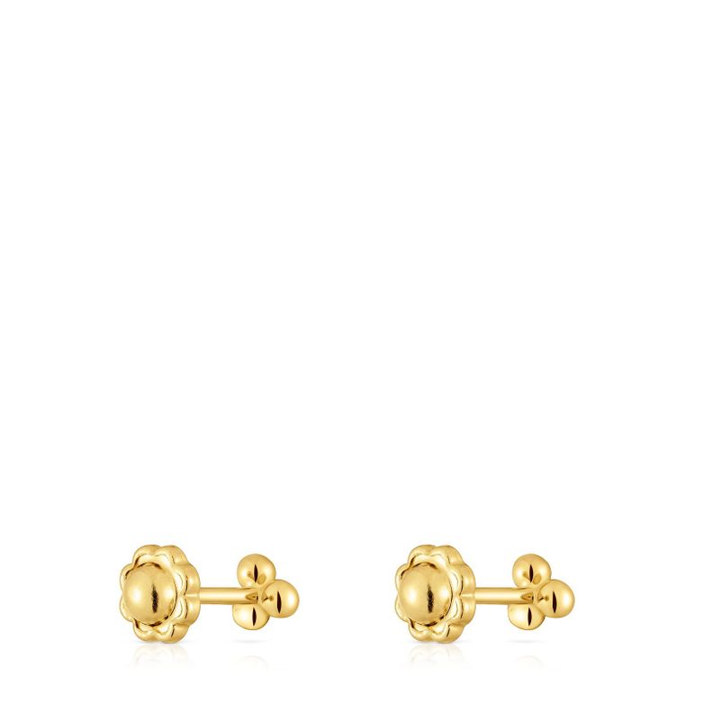 Pendientes de oro motivos 4 mm Basics-2