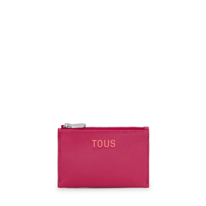 Monedero tarjetero fucsia New Dorp-0