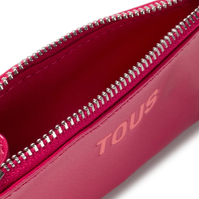 Monedero tarjetero fucsia New Dorp-2