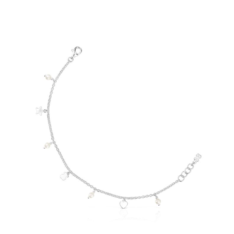 Pulsera Cool Joy de plata y perlas Plateado Tous-0