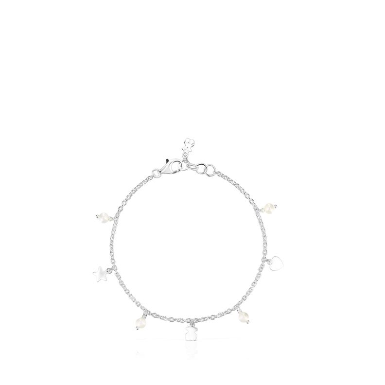 Pulsera Cool Joy de plata y perlas Plateado Tous-1
