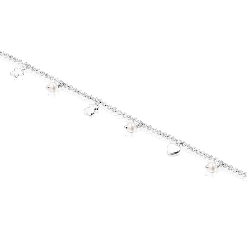 Pulsera Cool Joy de plata y perlas Plateado Tous-2