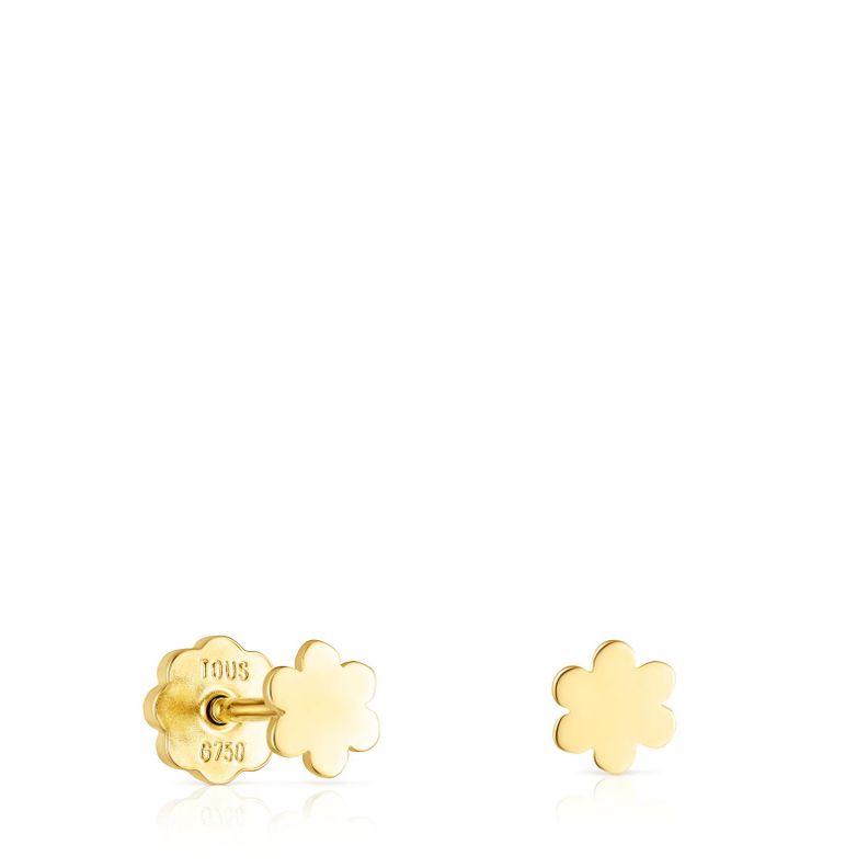 Pendientes flor de oro TOUS Basics-0