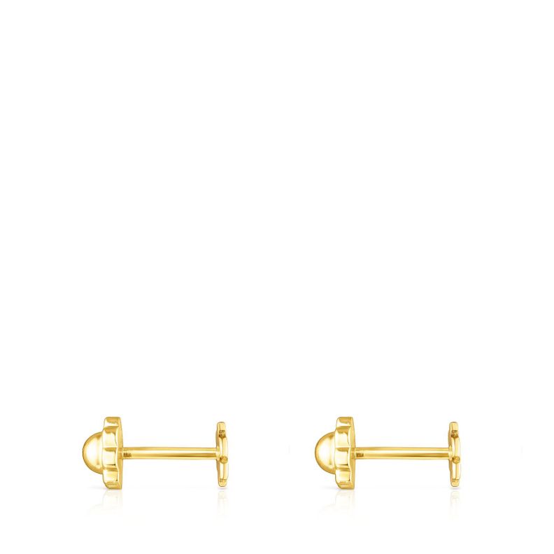 Pendientes flor de oro TOUS Basics-1