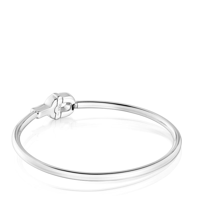 Pulsera esclava de plata y motivo negro TOUS MANIFESTO-2