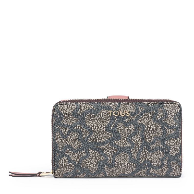 Billetera mediana Kaos Icon Multi Negro  Tous-0