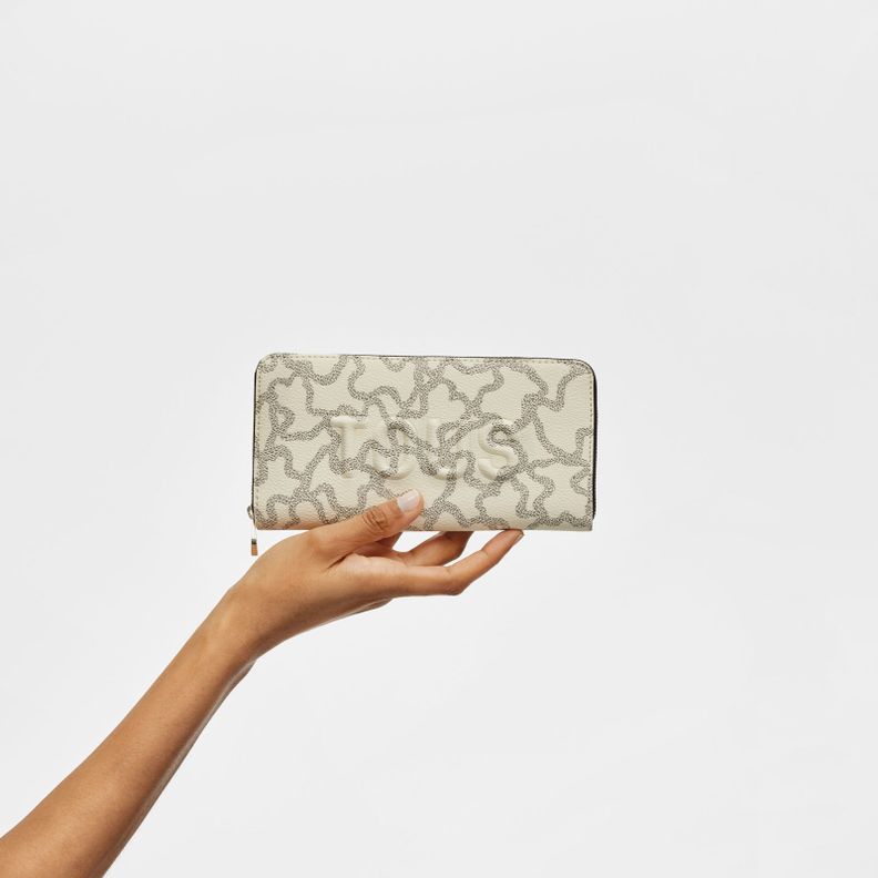 Billetera beige Kaos Icon-3