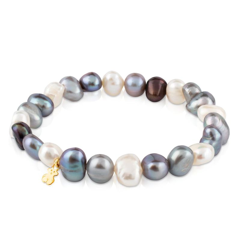 Pulsera de oro y perlas cultivadas barrocas Sweet Dolls-0