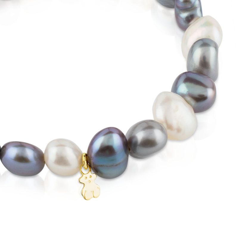 Pulsera de oro y perlas cultivadas barrocas Sweet Dolls-1