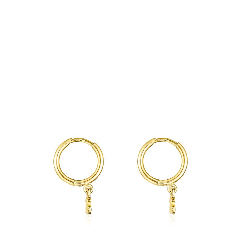 Aros Cool Joy de plata vermeil Tous-0