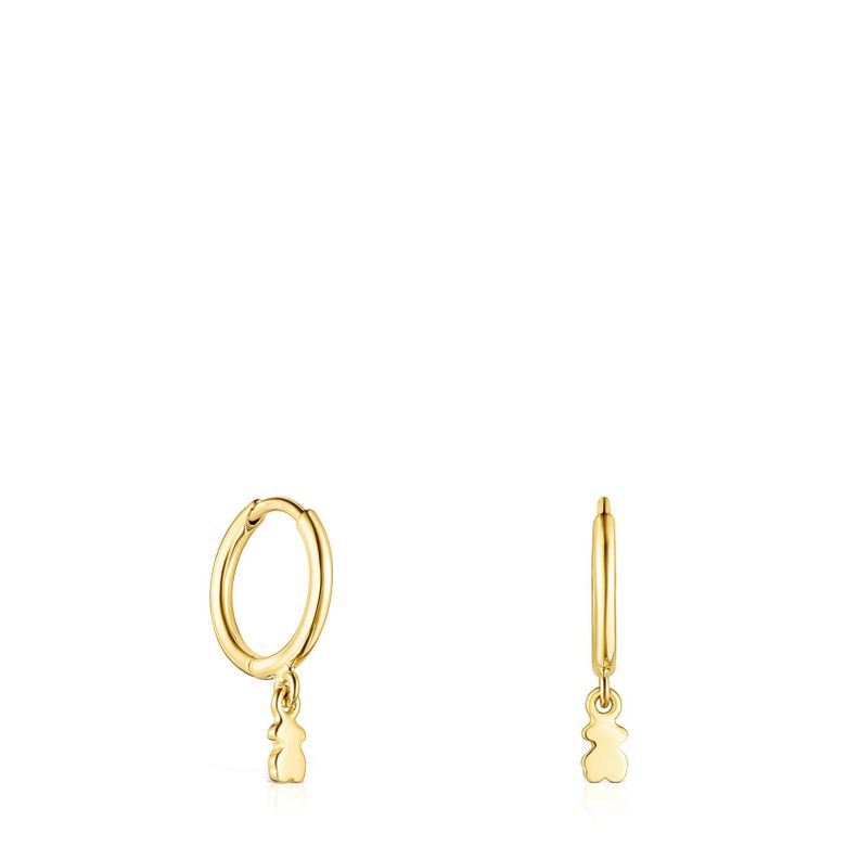 Aros Cool Joy de plata vermeil Tous-1