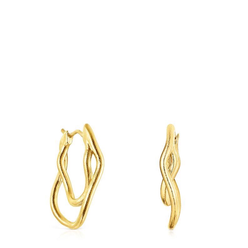 Pendientes de plata vermeil Hav
