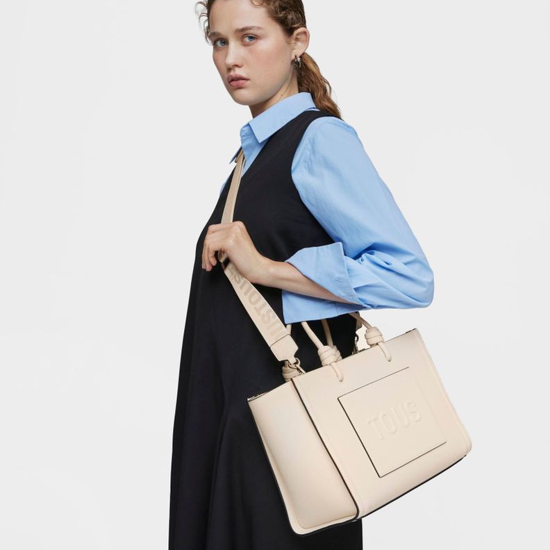 Shopper mediano Amaya beige TOUS La Rue New-4
